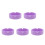 5Pcs Non Slip Silicone Holders Violet Reusable Mats 4