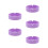 5Pcs Non Slip Silicone Holders Violet Reusable Mats 5