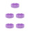 5Pcs Non Slip Silicone Holders Violet Reusable Mats 7