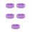 5Pcs Non Slip Silicone Holders Violet Reusable Mats 8