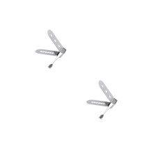 2St Vleesthermometer Houder Probe Clip Rvs Voor Grill En Oven