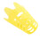 Mat Tees Yellow Plastic  Simulator Tees for Winter Turf and Driving Range Home Training  Tees 36Pcs 2