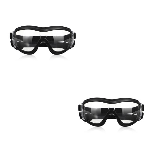 2Pcs Windproof Dog Eye Protection Goggles Transparent Durable Material 2