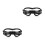 2Pcs Windproof Dog Eye Protection Goggles Transparent Durable Material 5