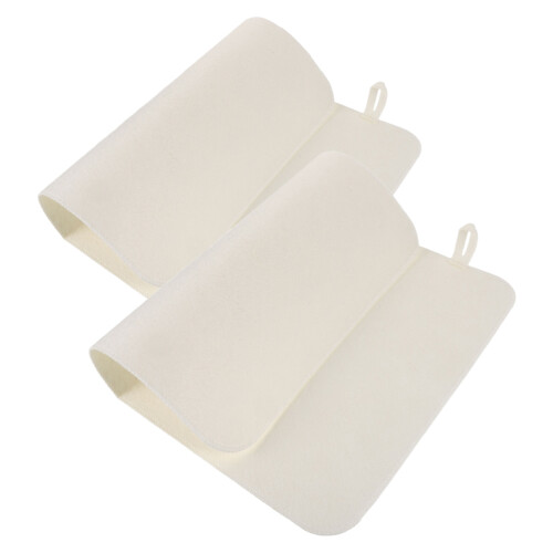 6Pcs Soft White Felt Sauna Cushion Heat Insulation Bench Protector 1