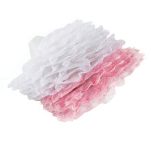 3St Roze Kanten Bloemencollar Voor Wedding Bouquet Fraai Afgewerkt