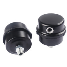 3St Zwarte Ijzeren Air Intake Filter Demper Voor Compressor Inlaat