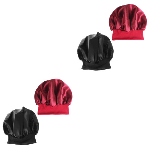 4St Elastische Sleeping Caps Assorti, Duurzaam En Comfortabel 2
