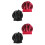 4St Elastische Sleeping Caps Assorti, Duurzaam En Comfortabel 5