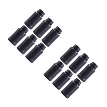 12St Plastic Engineering Bottles Zwart Acidproof Opslaghouders