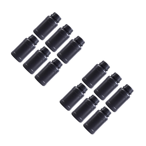 12St Plastic Engineering Bottles Zwart Acidproof Opslaghouders