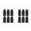12St Plastic Engineering Bottles Zwart Acidproof Opslaghouders 8