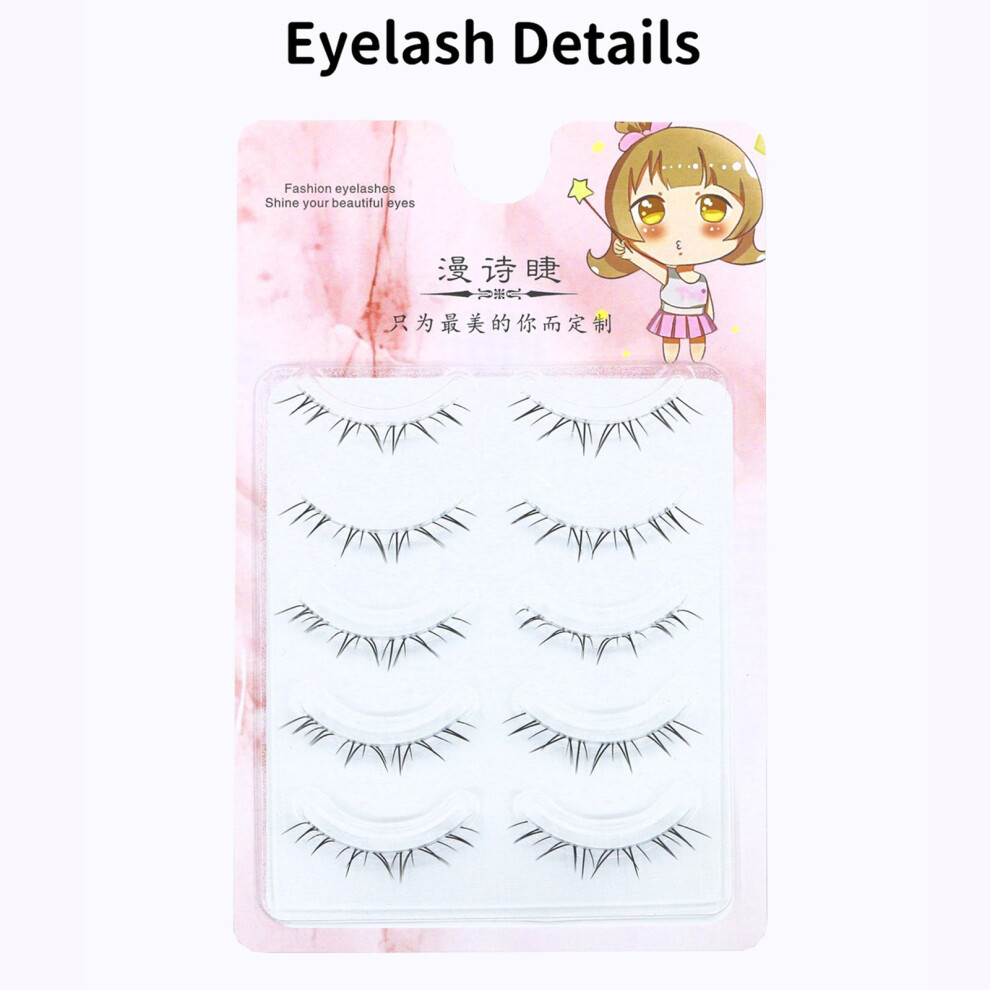 Dachuang Beauty Natural Invisible Clear Lashes - Lightweight & Comfortable