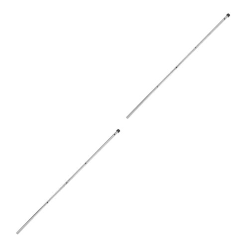 2Pcs Iron Foosball Rods Silver Table Football Pole Replacement Durable 2