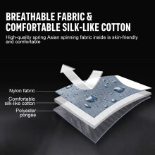 (Large Warm Brown, Down Cotton Nylon) Down Sleeping Bag for Camping, Hiking & Travel