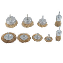 Durable Wire Wheel Cup Brushes Wire Brush Kit For Drill With Hex Shank, Knot Wire Cup Brush For Rust Removal And Surface Finishing