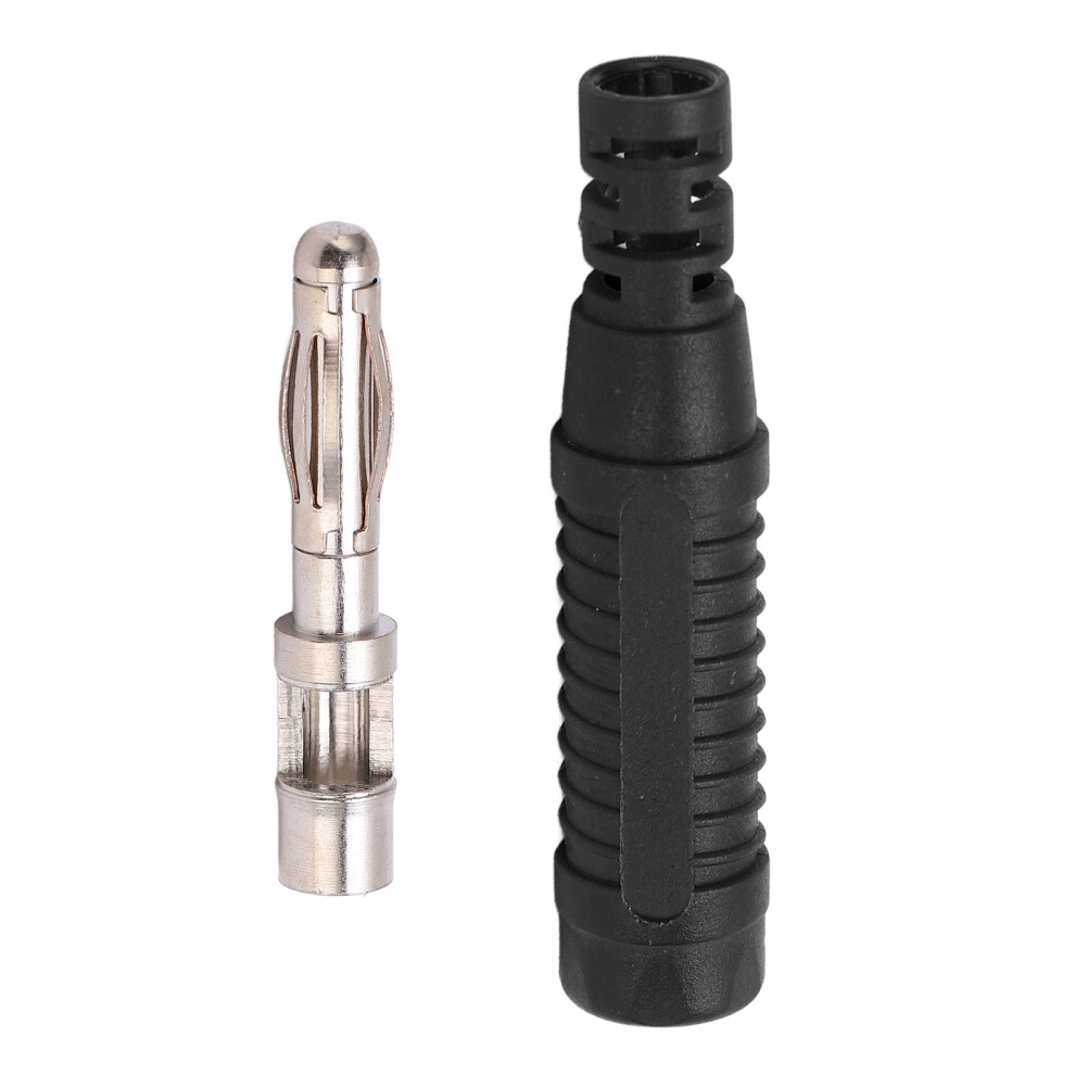 Red Copper 10Pcs Banana Plugs For Testing 4Mm Male Connectors With Housing 8711387720710