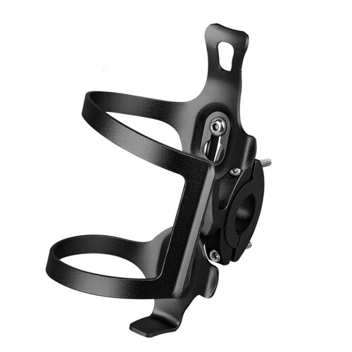 (Black) Universal Rotatable Bike Water Bottle Holder 2
