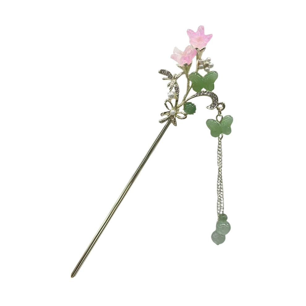 Reach-Tools Floral Zinc Hairpin - Chinese Tassel Stick (50)