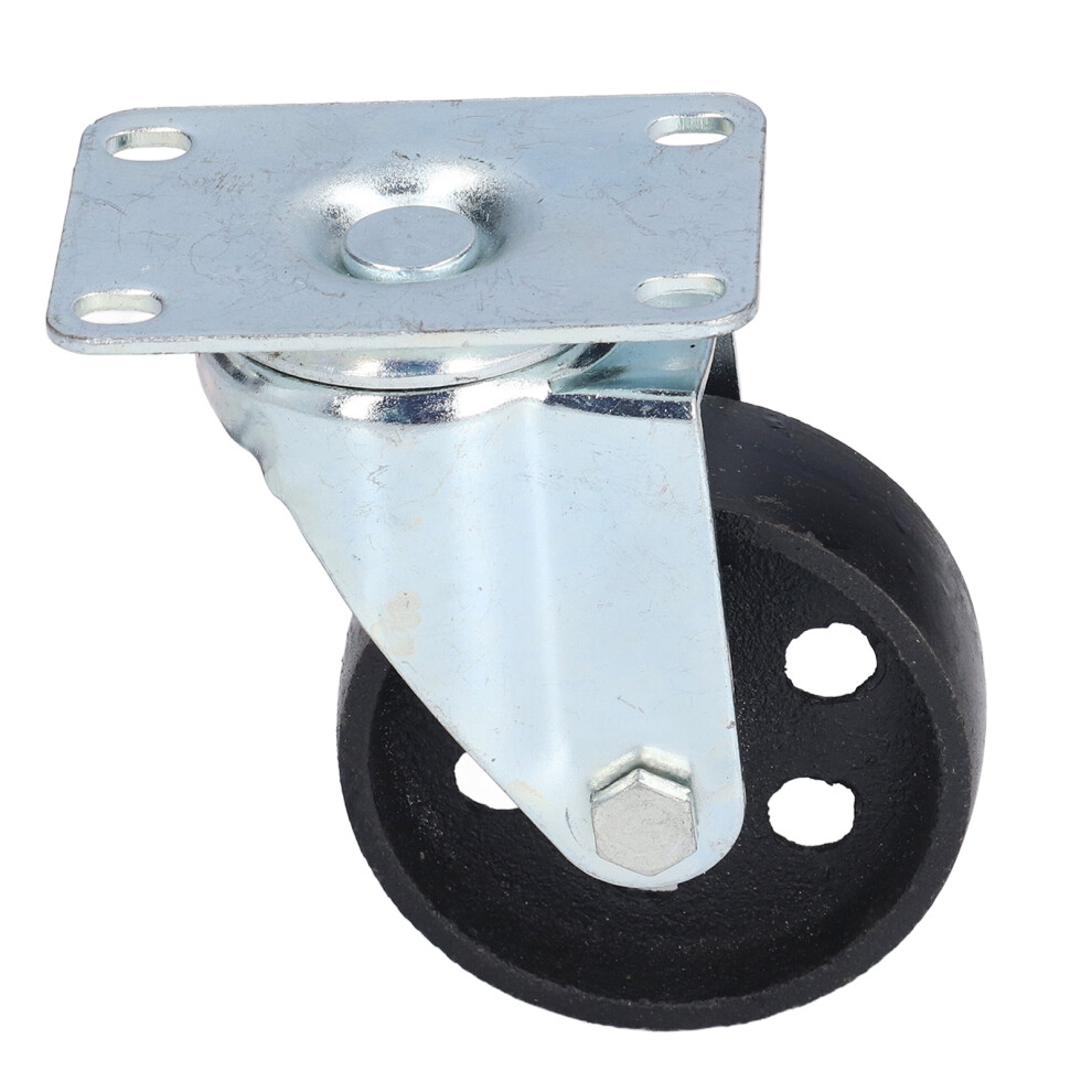 Swivel Caster 3.5in Cast Iron Cart Wheel Dual