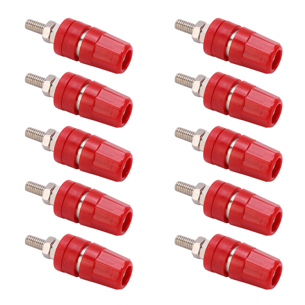 24.320 4.0Mm Copper Terminal Binding Post Red For Speakers & Amplifiers 7661387720665