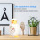 Cute Egg Shell Chicken Alarm Clock - White, ABS, 158g Bedside Decor 7