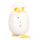 Cute Egg Shell Chicken Alarm Clock - White, ABS, 158g Bedside Decor 8