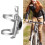 (Silver) Universal Rotatable Bike Water Bottle Holder 2