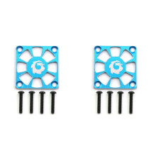 2X Aluminium Koelventilator Cover 30X30mm voor RC Motor ESC Elektrisch Regelbare Ventilator Beschermhoes, Blauw