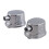 20PCS Silver Alloy Drum Kit Rectangular Claw Hook Lug Single End Drum Percussion Accessory Replacement Parts 1