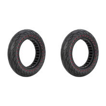 2X voor M4 Elektrische Scooterband 10X2.125 Dubbele Honingraatband Antislip Slijtvaste Massieve Band