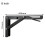 4Pcs Campervan Folding Bracket Table Shelf Motorhome Caravan Black Finish Stainless Steel  Folding Bracket 8