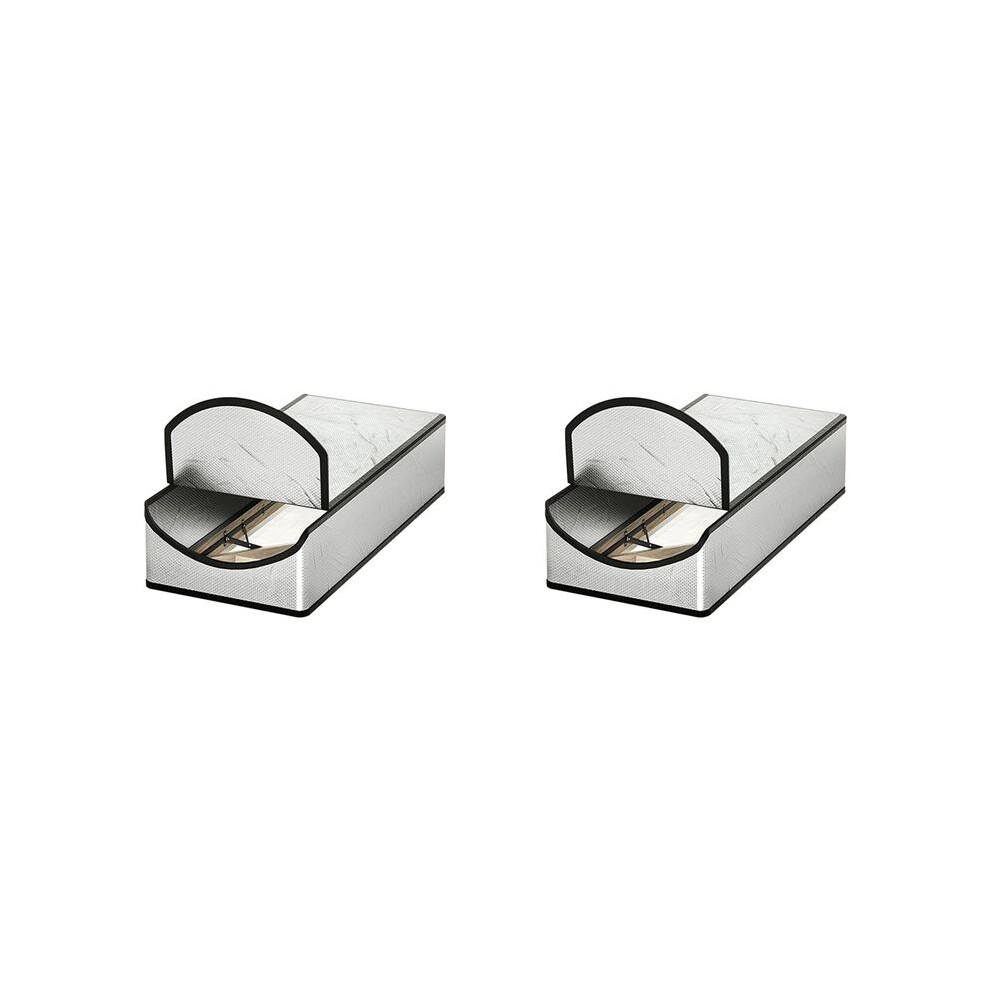 2X Attic Stairs Insulation Cover For Pull Down Stairs, Reflective Radiant Barrier Reflects 95% Of Radiant Heat Light 6032079629404