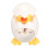 Cute Egg Shell Chicken Alarm Clock - White, ABS, 158g Bedside Decor 13