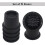 Pack Furniture Risers Preto Bed Risers 2,3 Polegadas, Elevadores de Cama para Sofá, Sofá, Mesa, Extensores Suportam Até 1.300 Libras 6