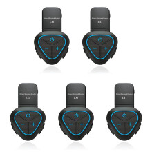 5X LX1 Motor Zomerhelm Speciale Headset Draagbare CVC Noise Cancelling Takeaway Headset Blauw