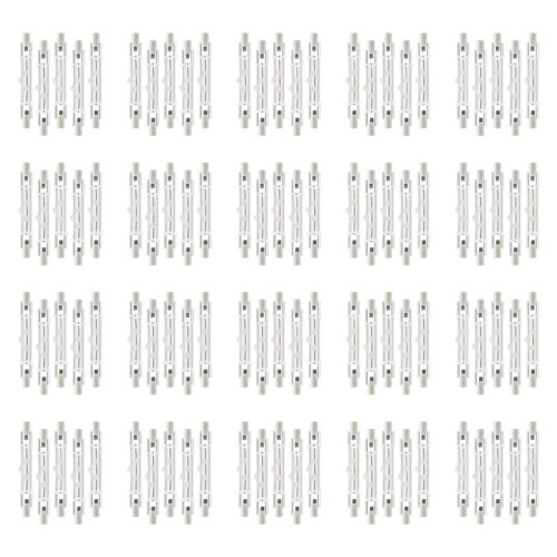 100 Pack R7S 118mm 300W 230V,R7S Halogen Linear Light Bulb, Dimmable Halogen Lamp