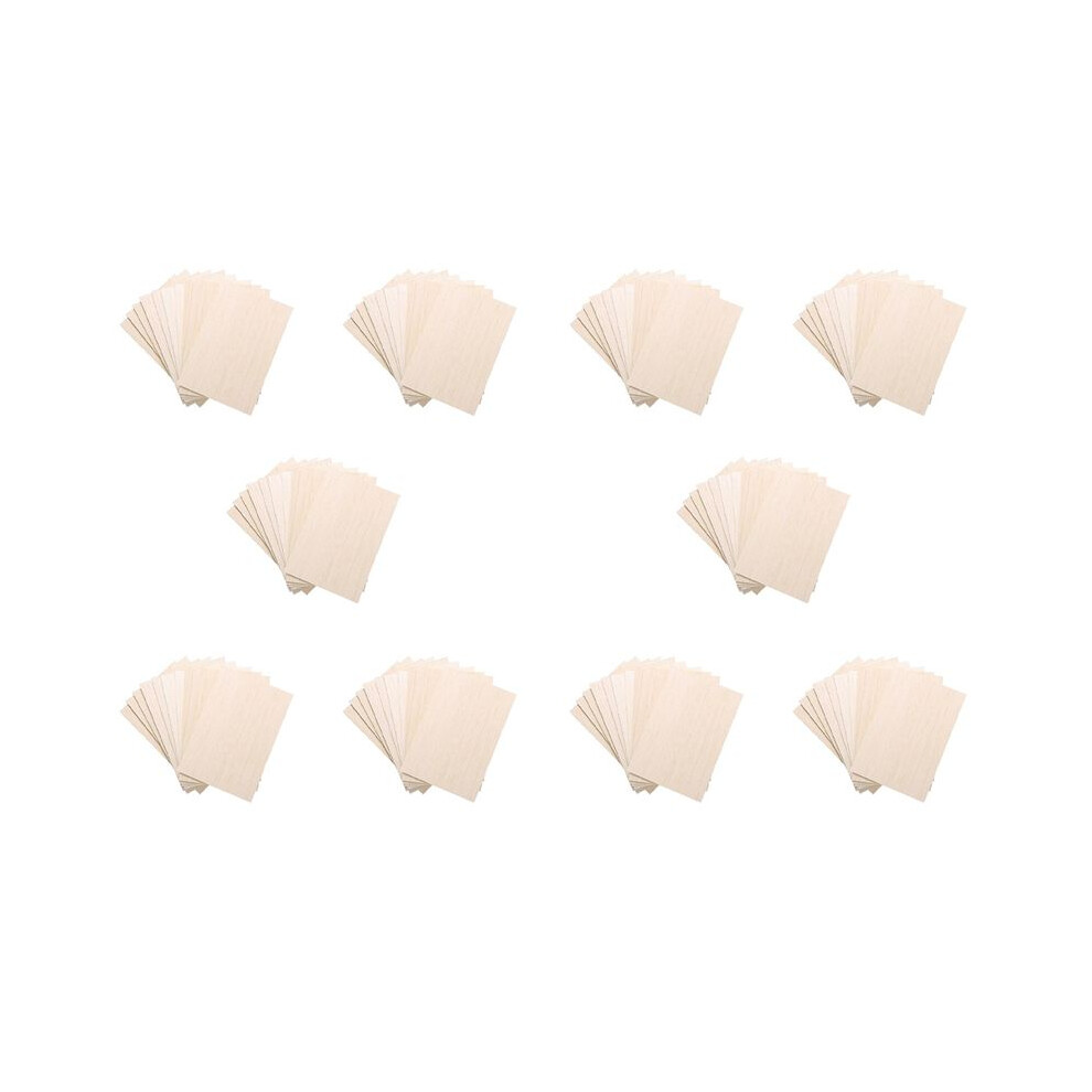 100 Pack Unfinished Wood Sheets,Glued Laminated Wood Thin Wood Board For House Aircraft Ship Boat Arts And Crafts,Diy Ornaments 6032787167762