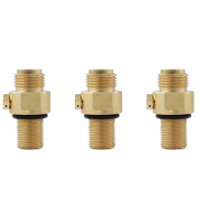 3X Transverteur RemplaçAble D'Adaptateur de Valve de Co2 M18X1.5 Approprié à la Valve RemplaçAble de Machine de Soude, Utilisé pour CGA320
