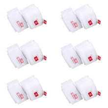 600 Stks Theezakje Zetgroep met String Heal Seal 7X6 cm Zakje Filterpapier Nylon Theezakjes Lege Theezakjes