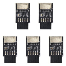 5X Scheda Madre USB2.0 9Pin A TYPE-C A-KEY Convertitore Connettore Anteriore USB3.2 TYPE-e Interface Header Adapter Extender Card