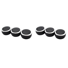 6 PièCes SéRies Bouton de Commutation Ca Climatisation Boutons de Contrôle de la Chaleur pour Tacoma Platz Vios Vitz Yaris Echo Scion X Noir
