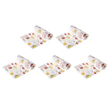 5X Multi-Function Drawer Shelf Liner Foam Paper for Kitchen Cabinets,Refrigerator,Drawers,Cabinets(Red, 12 X 196Inch)