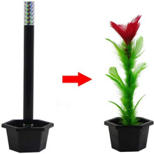4X Magic Stick To Flower Easy Magic Trick Toys Prop Giocattoli Divertenti per Adulti Bambini Trucchi Magici Accessori