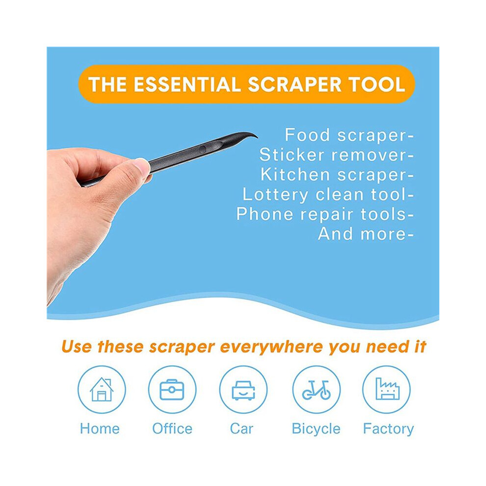 27 Pcs Plastic Scraper Tool Scratch Free Plastic Scraper Cleaning Pen Shaped Scraper Tool Multipurpose Label Scraper 4712145889933