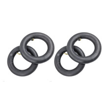 4 Piezas Tubo Interior Universal 10X2,5 / 10X2,75 Tubo Interior con Válvula Doblada Válvula de 45 Grados para Scooter Eléctrico de 10 Pulgadas