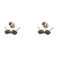 2X Fuel Door Lock Cylinder & Key for Land FJ60 FJ62 1980-1990 69057-90A02