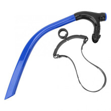 2X Tubo de Respiración Frontal de Natación de Silicona Entrenamiento de Buceo Adultos Snorkel Tubo de Buceo Natación Equipo de Buceo, Azul