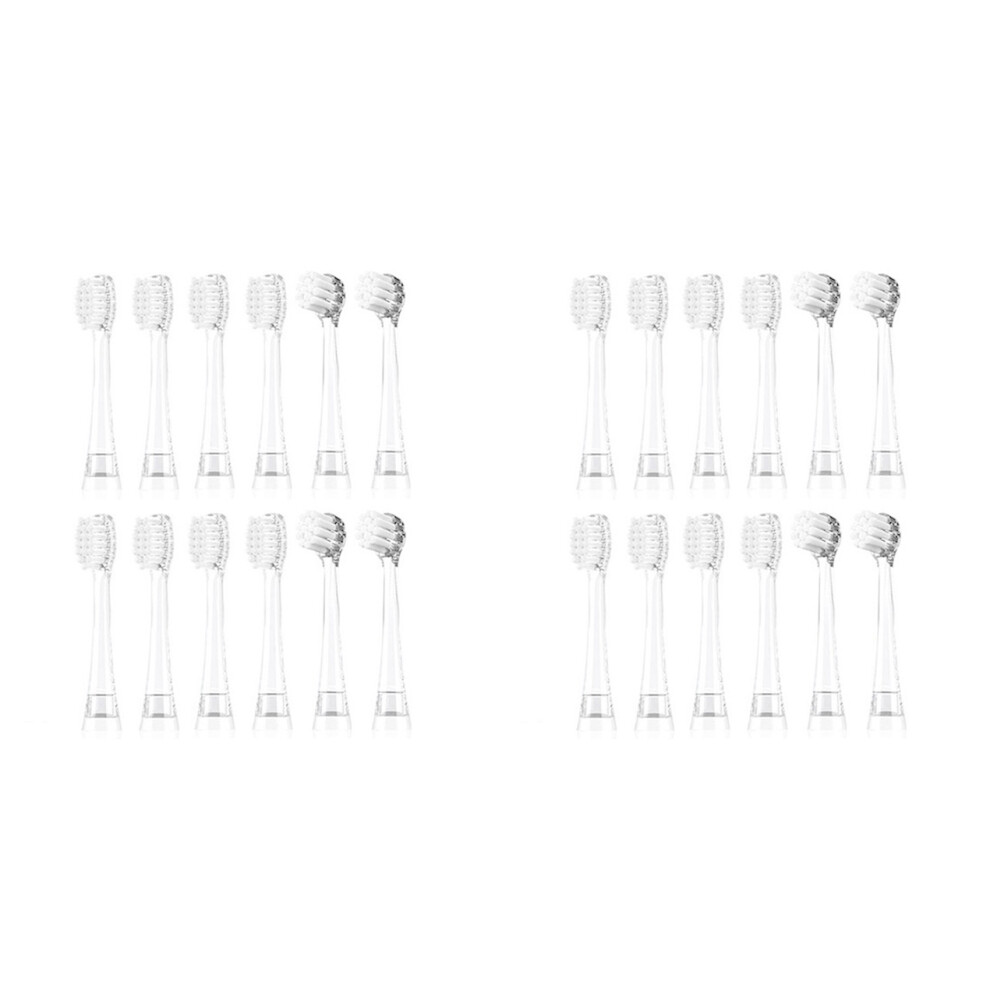 24PCS for Seago Children Sonic Electric Toothbrush Battery Power Waterproof IPX7 Replaceable Dupont Brush