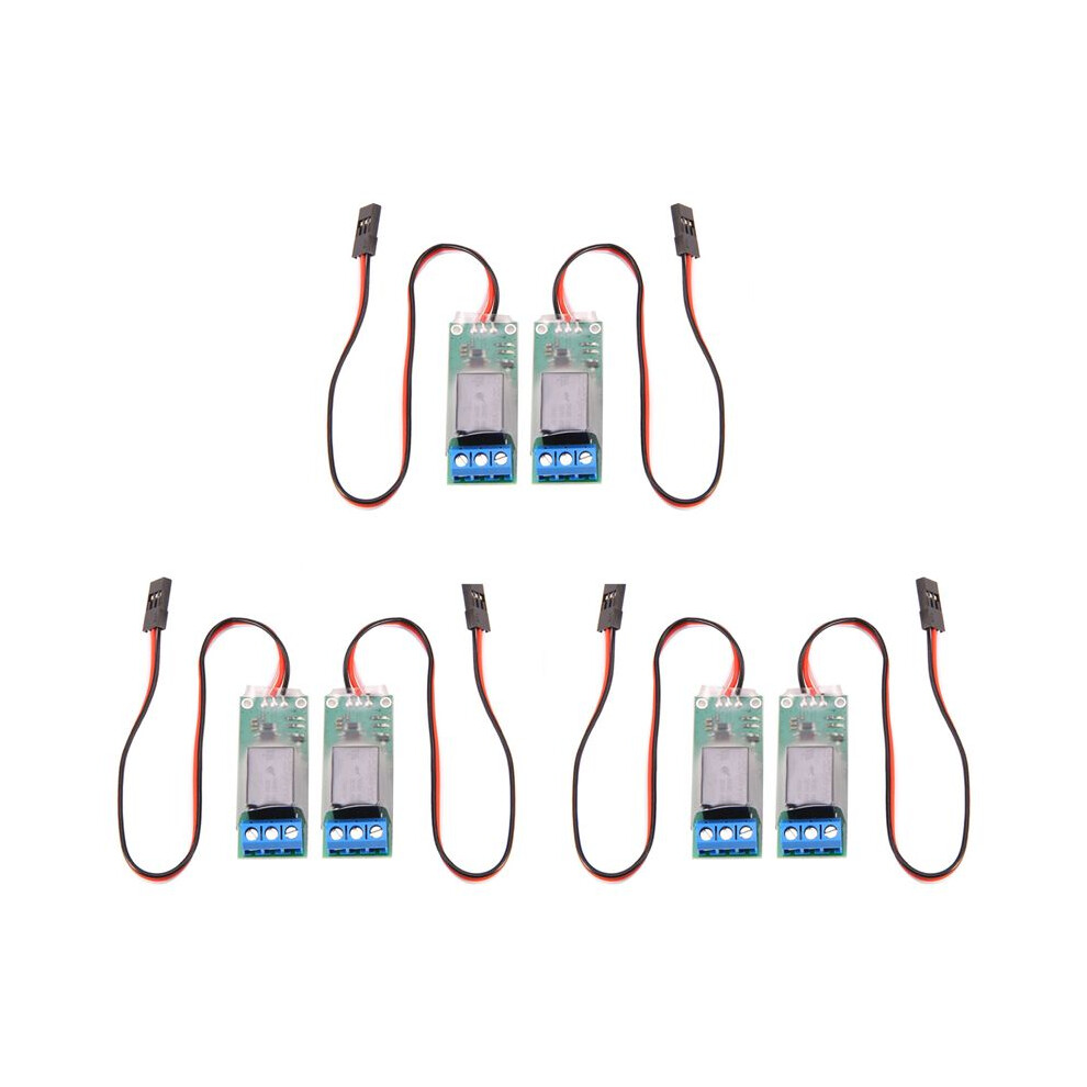 6Pcs Rc Pwm Electronic Relay For Rc Airplane Diy Model Navigation Lights Controller Universal K1 6032788480792